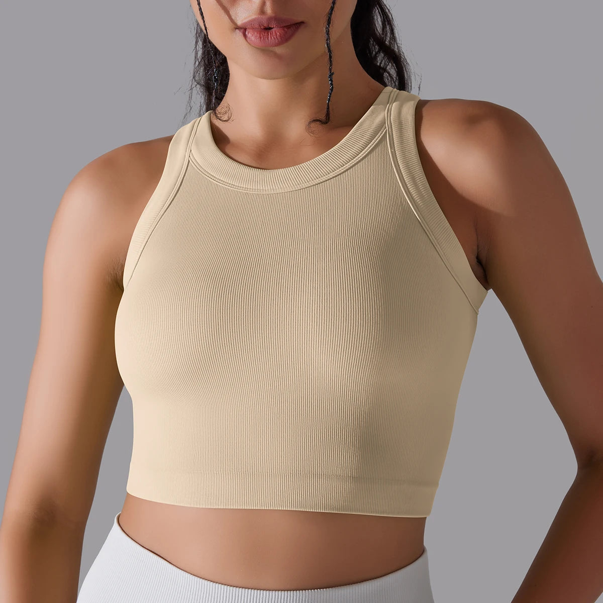 Seamless Padded Crop Top