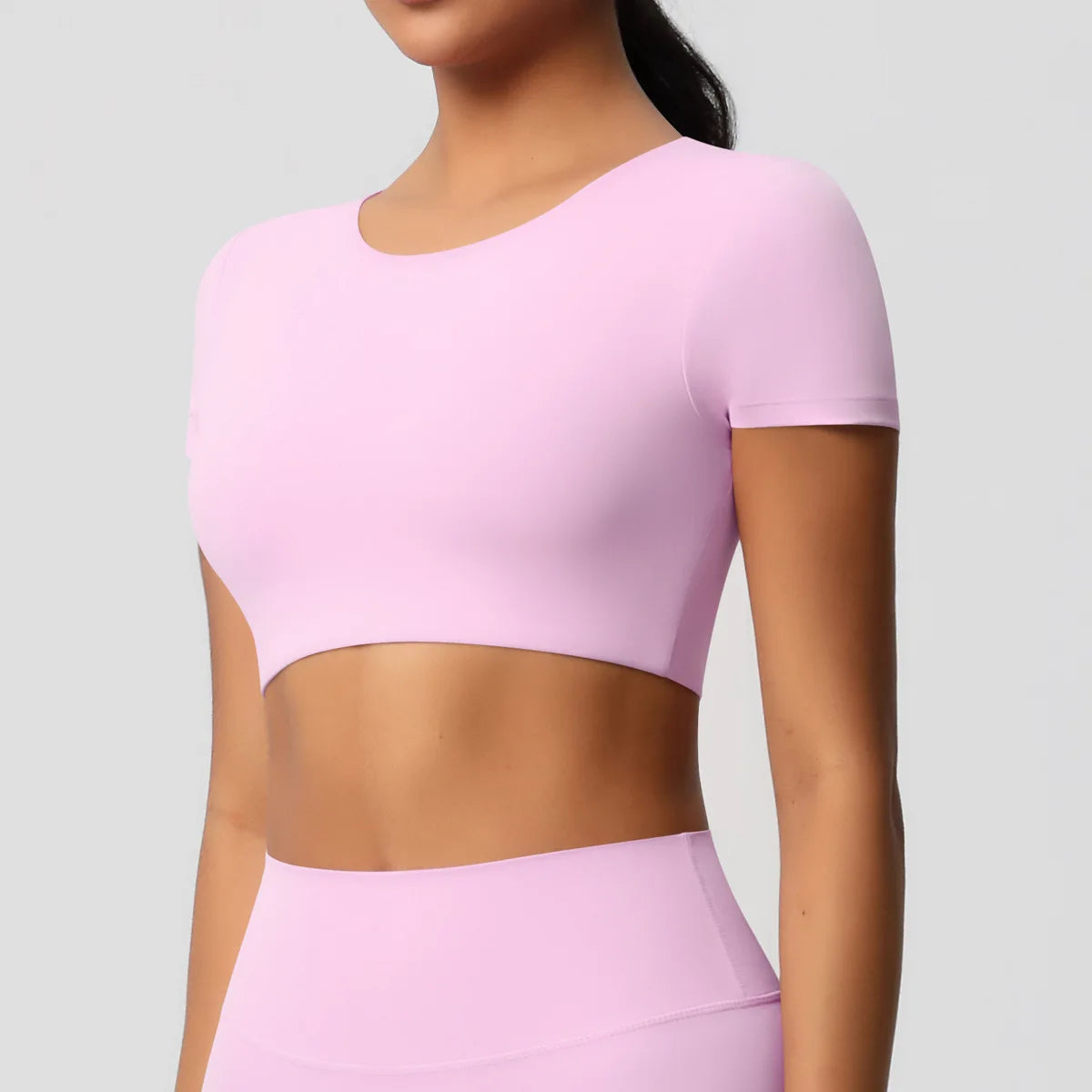 Women's Gym Crop Top – Slim Fit & Quick-Dry