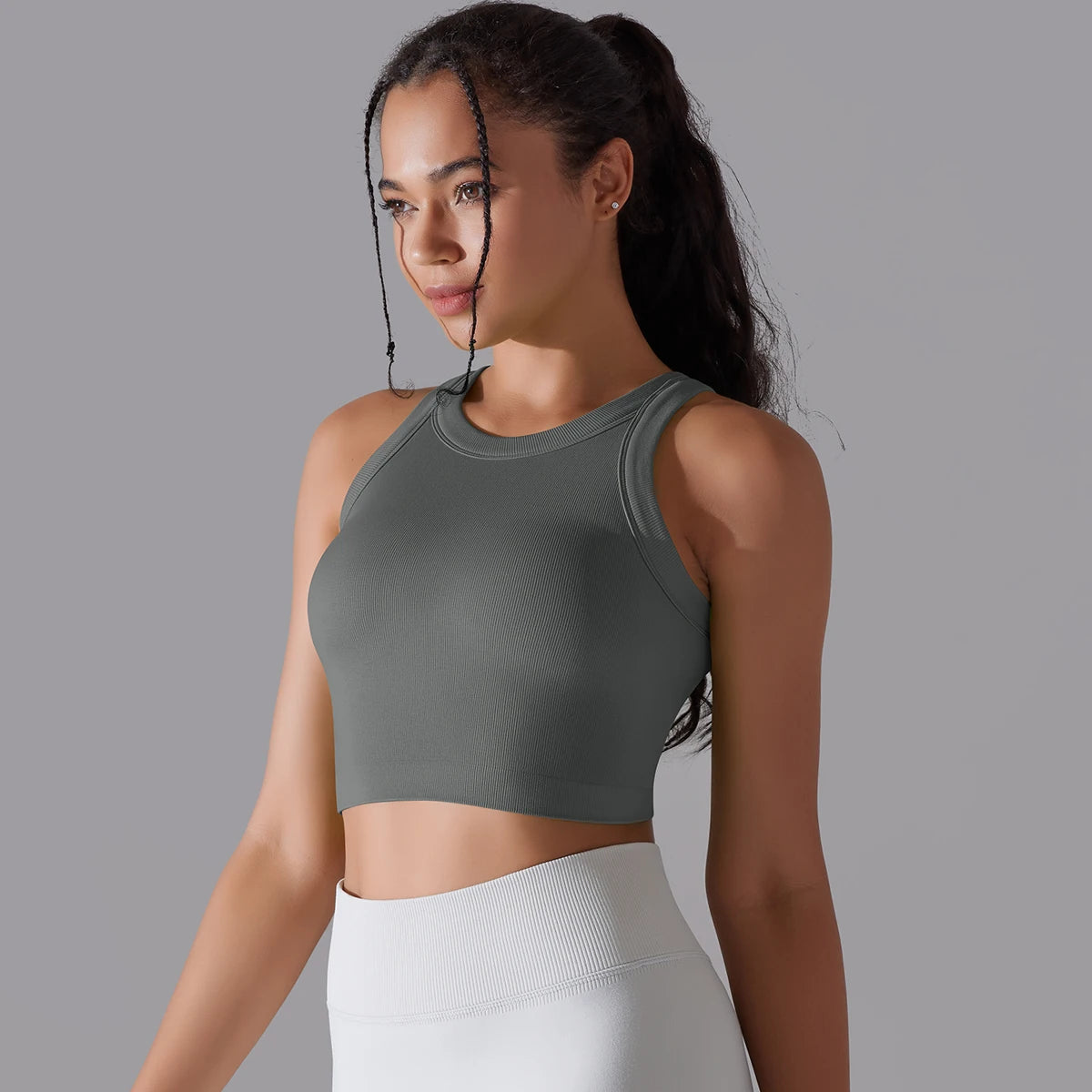 Seamless Padded Crop Top