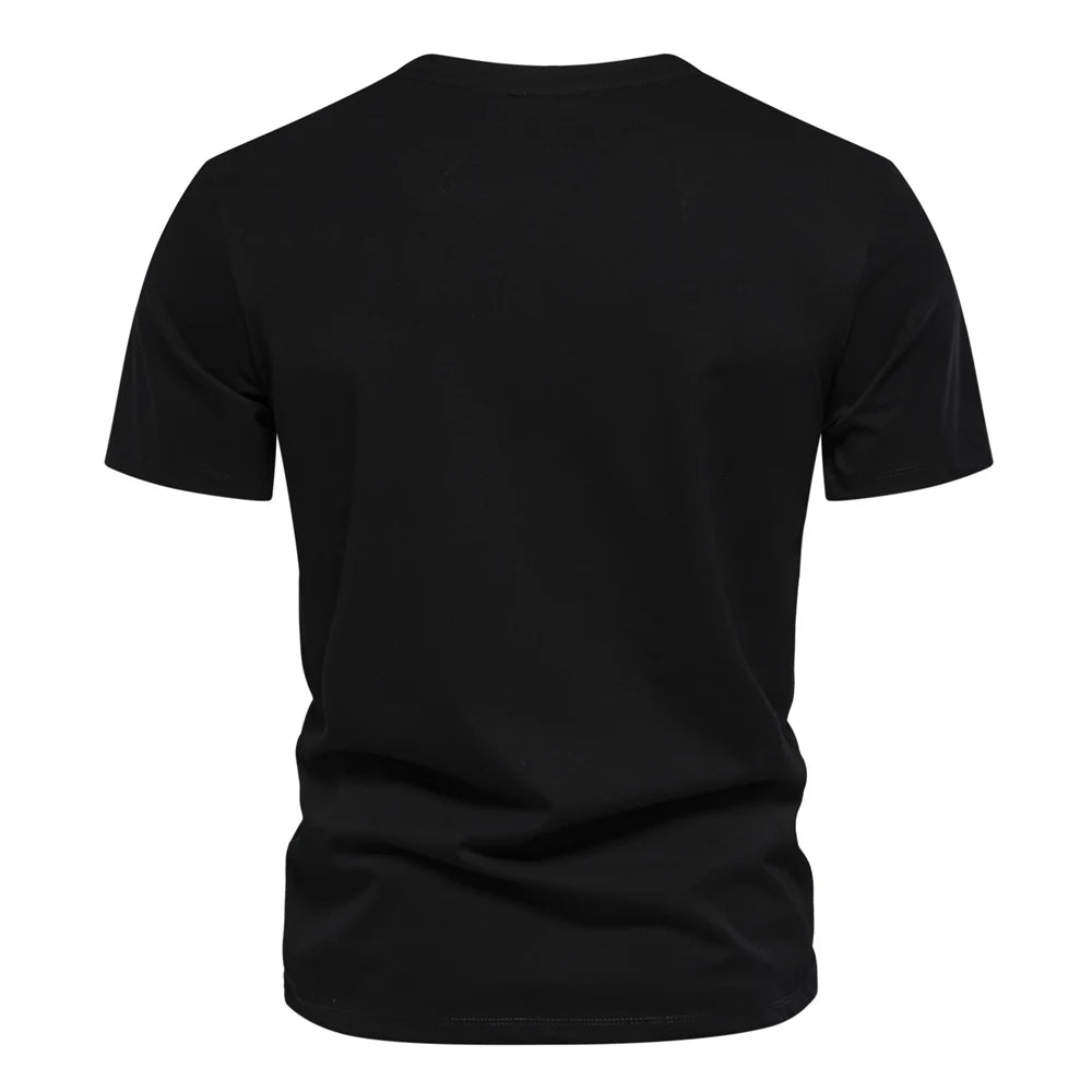 Men's Cool Cotton Blend T-Shirt – Embroidered Short Sleeve Adventure Wear