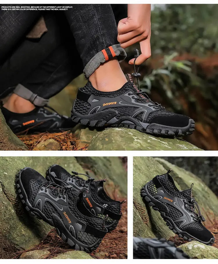 Men’s Outdoor Hiking Shoes – Anti-Slip Trekking Sneakers