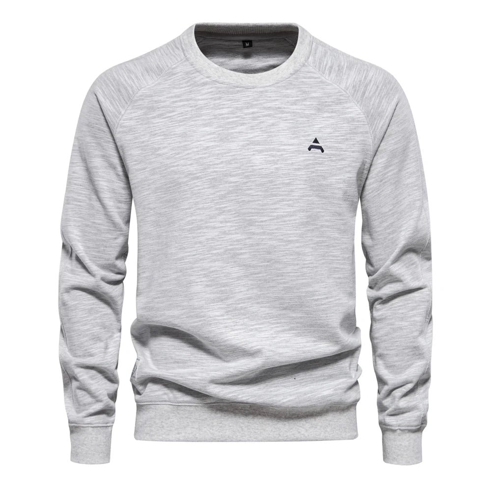 Men’s Spring Cotton Blend Sweatshirt – Casual Sport Pullover