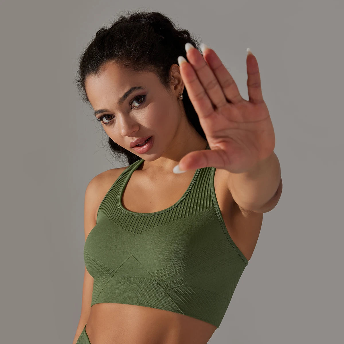 Seamless Padded Sports Bra