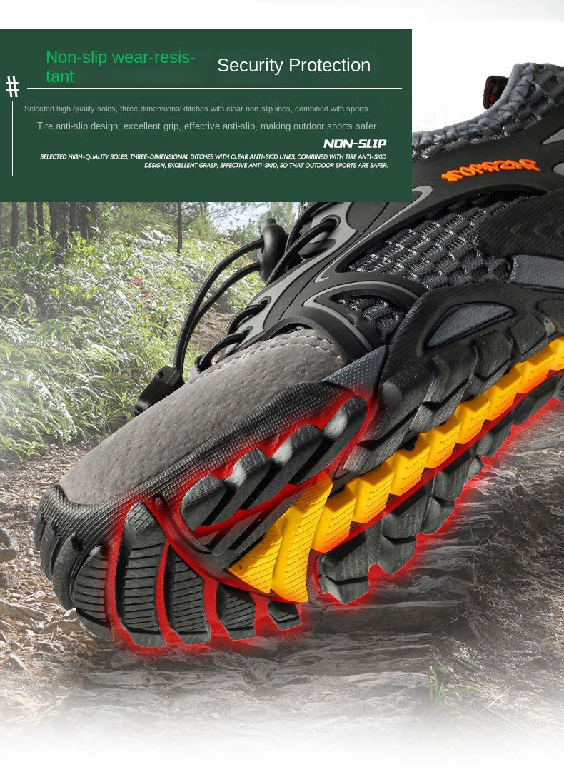 Men’s Outdoor Hiking Shoes – Anti-Slip Trekking Sneakers