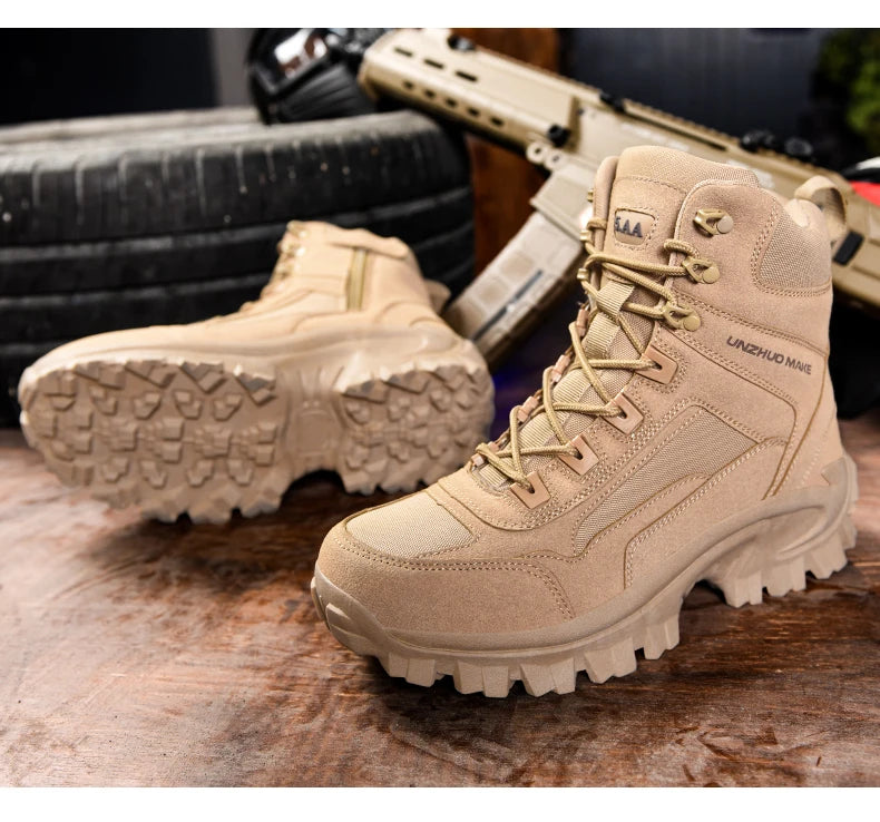 Men’s Tactical Hiking Boots – Military-Grade Anti-Slip Outdoor Boots