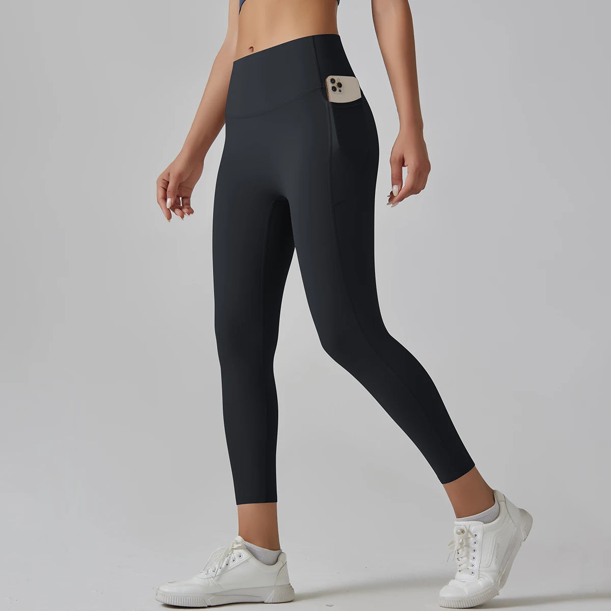 High-Waist Leggings with Pockets