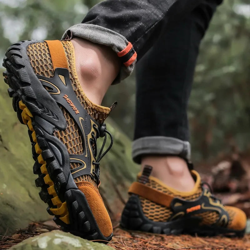 Men’s Outdoor Hiking Shoes – Anti-Slip Trekking Sneakers