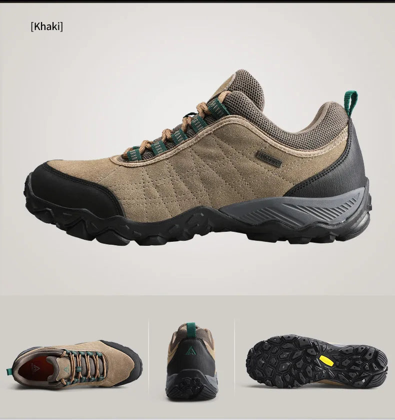 Men’s Leather Hiking Shoes – Winter Trekking Sneakers