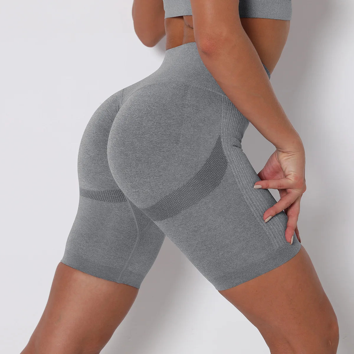 Seamless High-Waist Booty Shorts