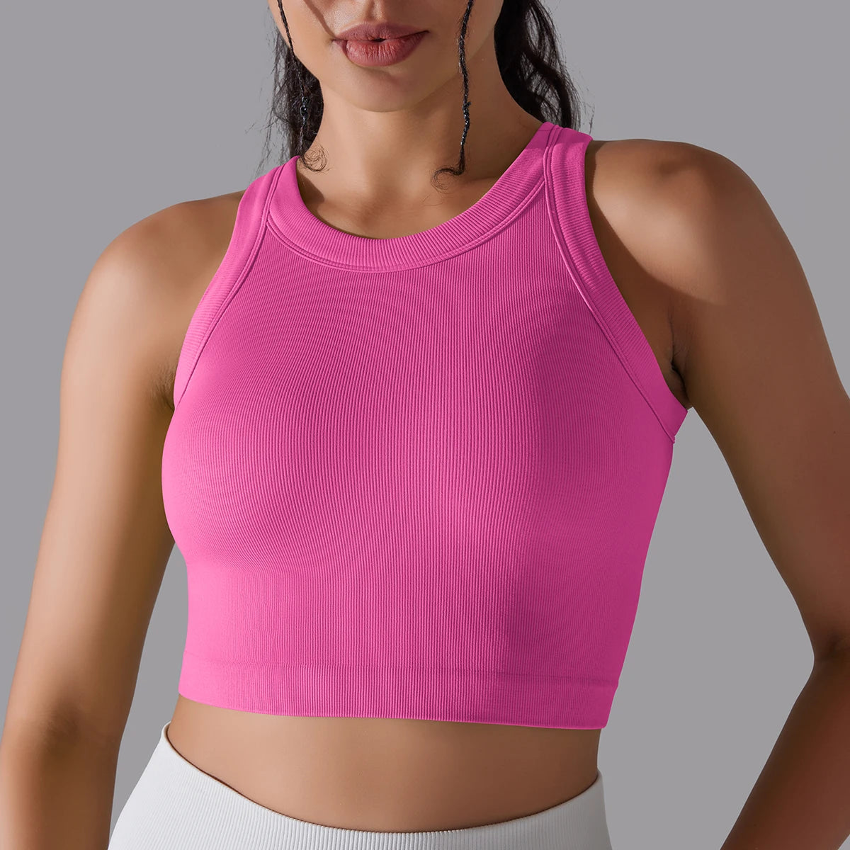 Seamless Padded Crop Top