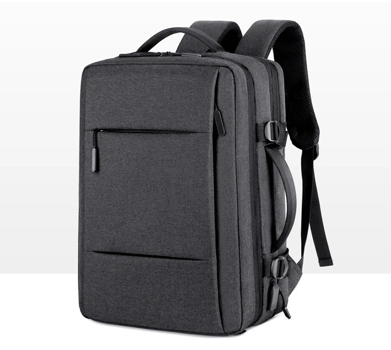 Expandable Waterproof Travel Backpack with USB Port