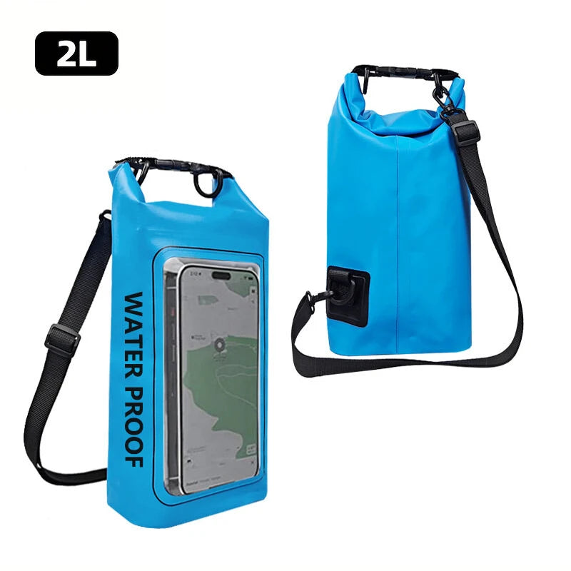 Waterproof Dry Bag with Touchscreen Phone Pocket