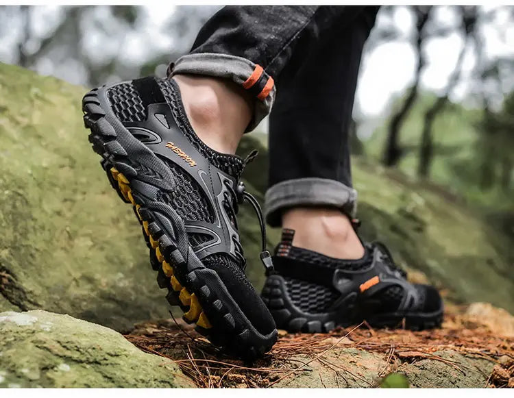 Men’s Outdoor Hiking Shoes – Anti-Slip Trekking Sneakers