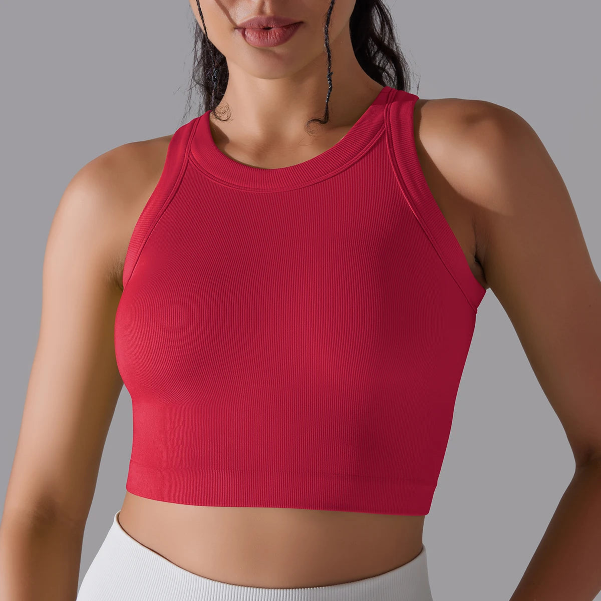 Seamless Padded Crop Top