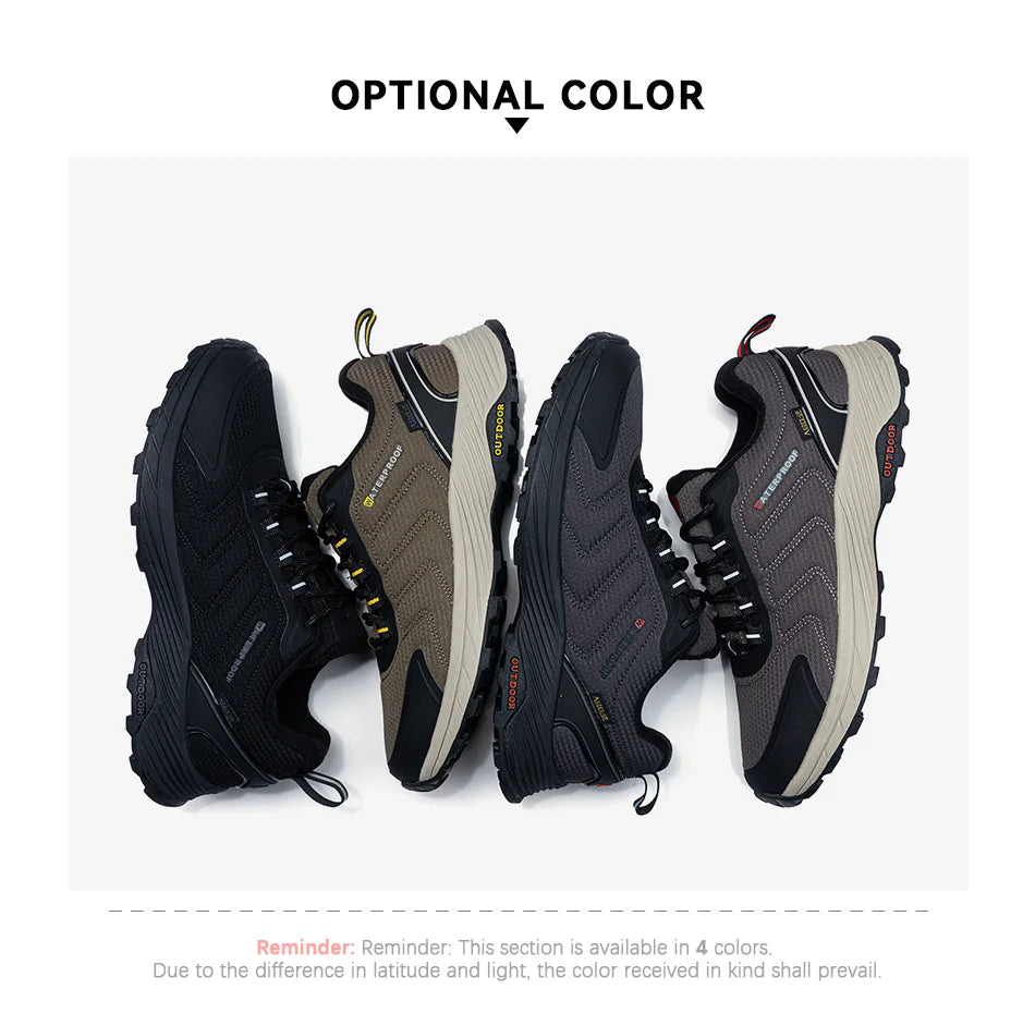 Men’s Hiking Shoes – Waterproof Non-Slip Outdoor Sneakers