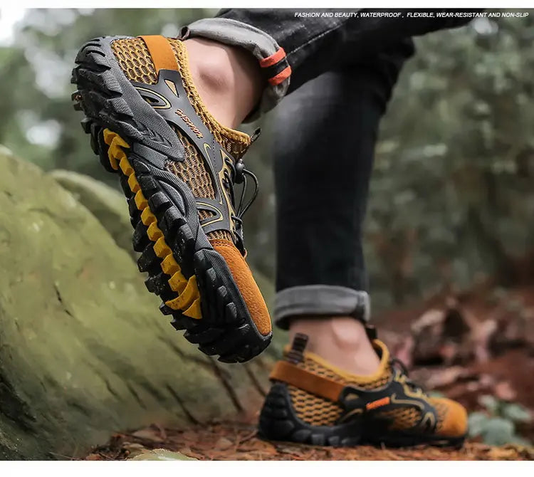 Men’s Outdoor Hiking Shoes – Anti-Slip Trekking Sneakers