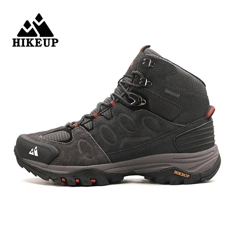 Men’s High-Top Hiking Boots – Non-Slip Winter Trekking Shoes