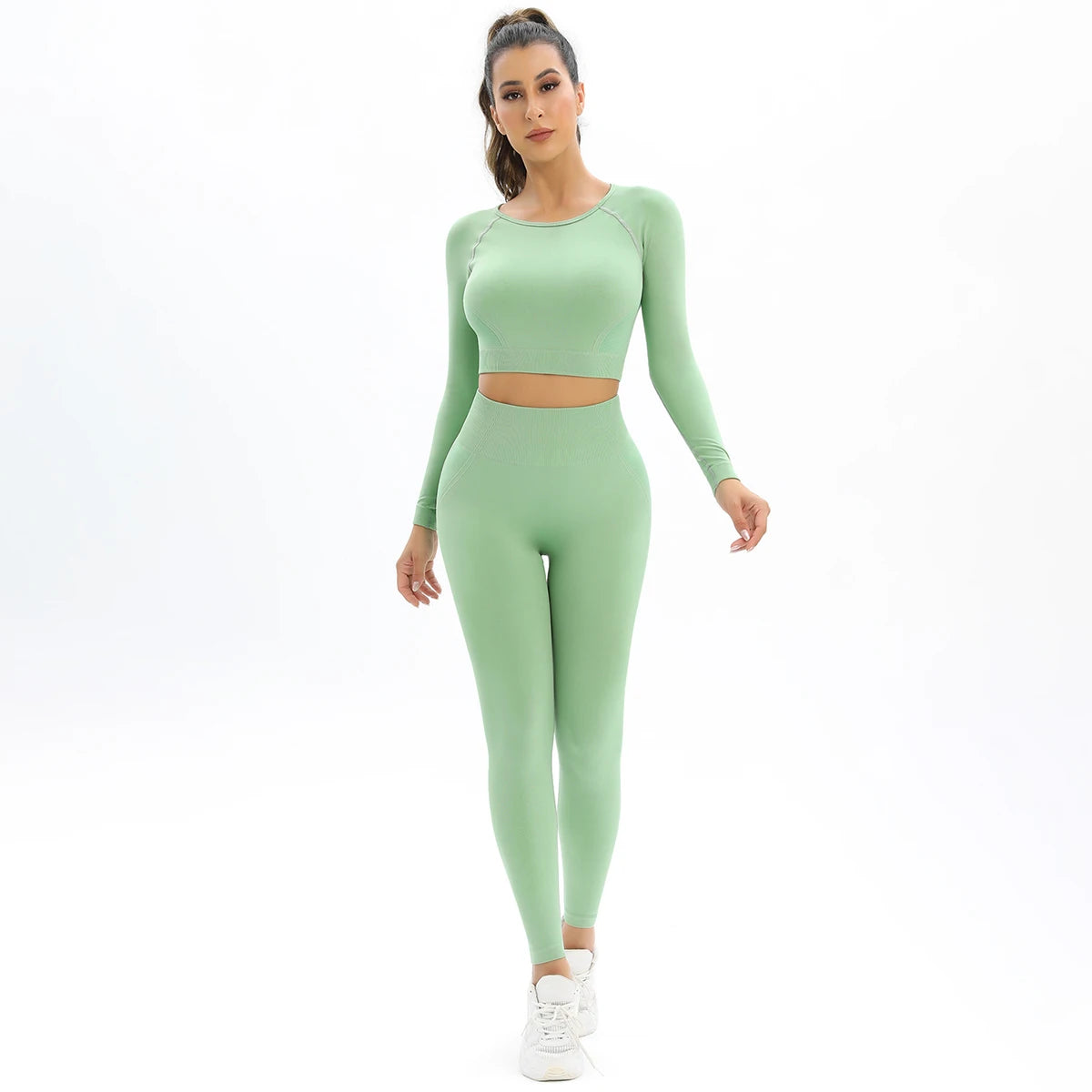 Seamless Long Sleeve & Leggings Set