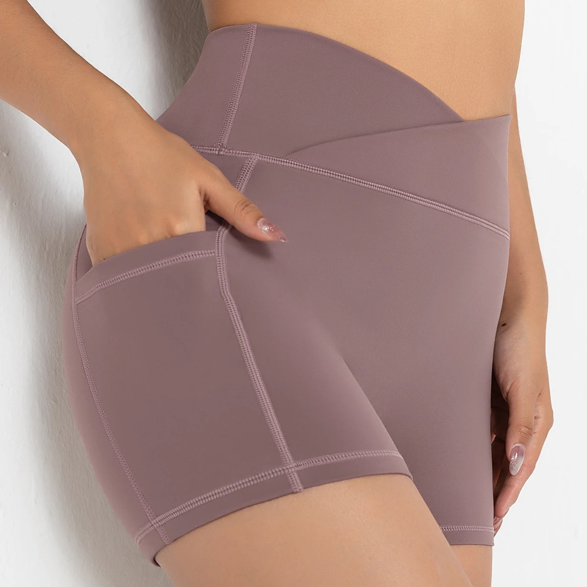 High-Waist Seamless Shorts with Tummy Control