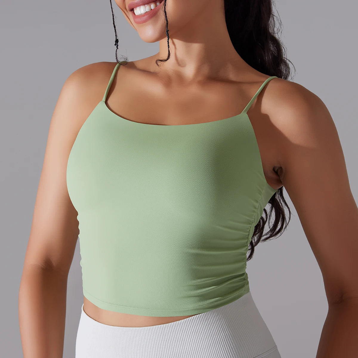 Women's Seamless Cropped Support Bra