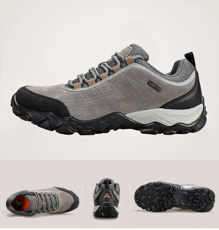 Men’s Leather Hiking Shoes – Winter Trekking Sneakers