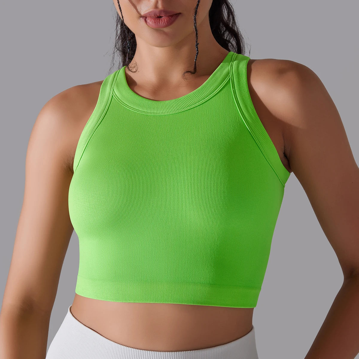 Seamless Padded Crop Top