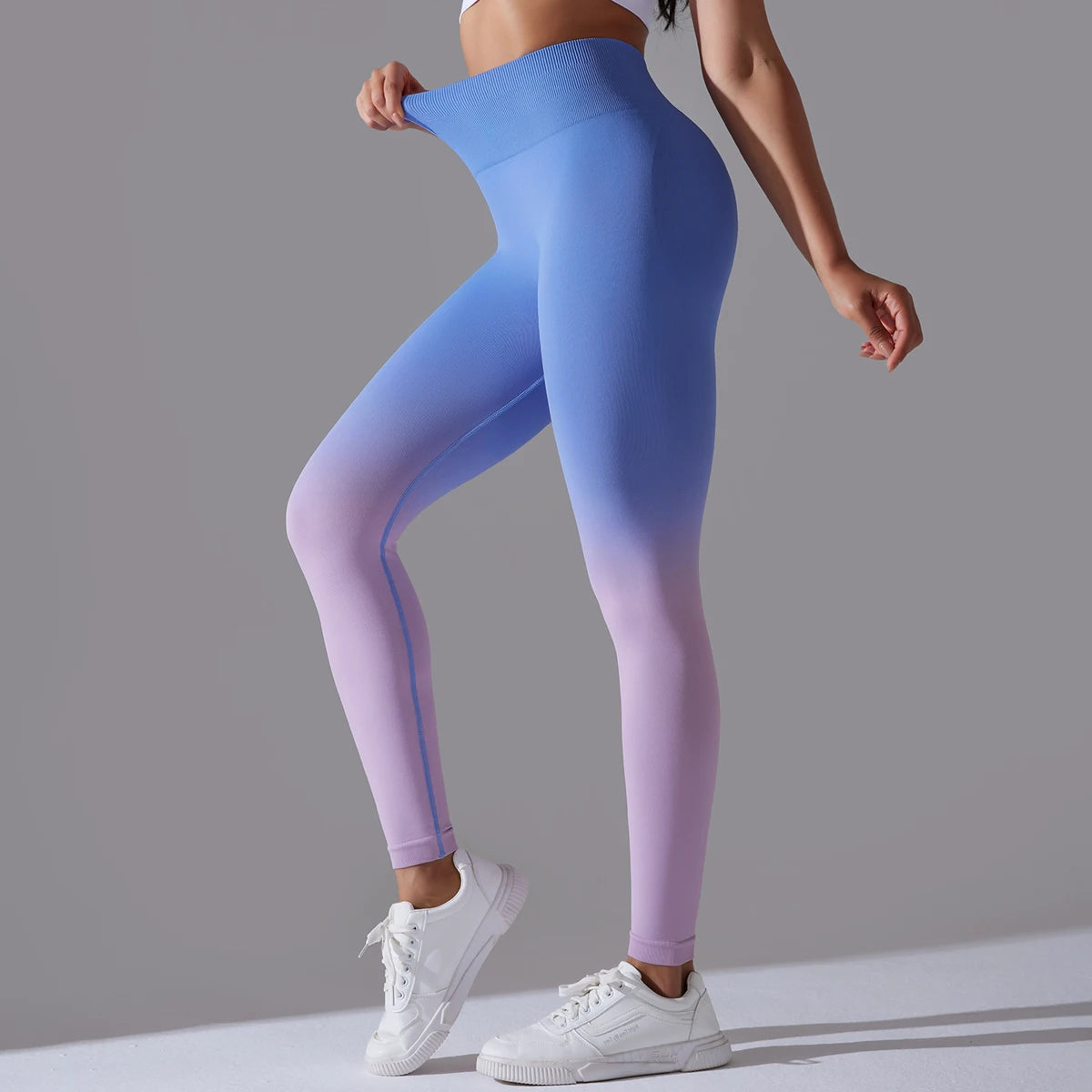 High-Waist Seamless Stretch Leggings