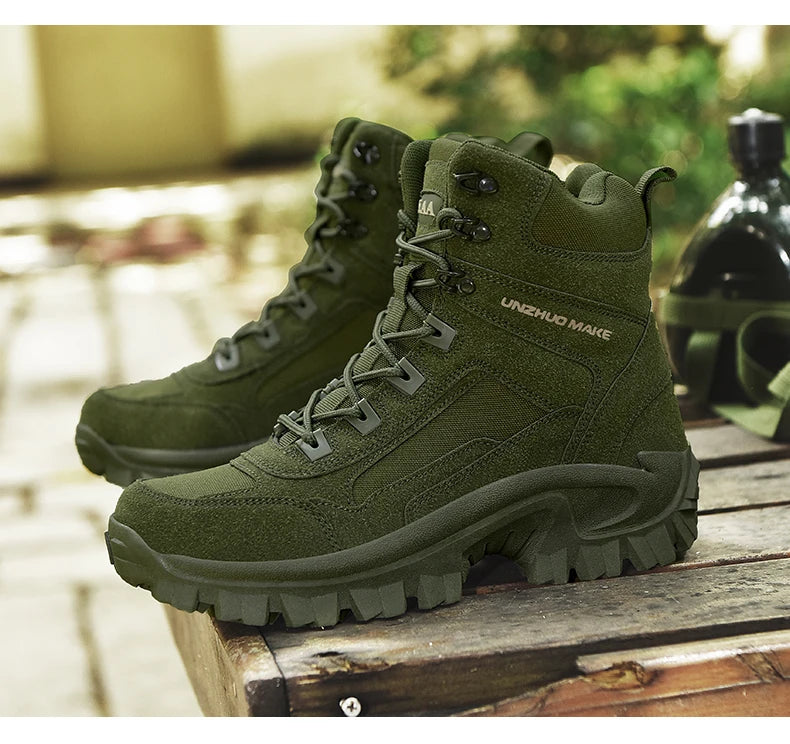 Men’s Tactical Hiking Boots – Military-Grade Anti-Slip Outdoor Boots