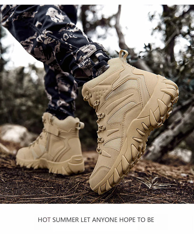 Men’s Tactical Combat Boots – Durable Hiking & Hunting Shoes