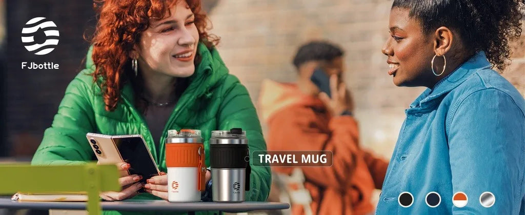 Stainless Steel Travel Thermos Mug Leak-Proof (400ml)