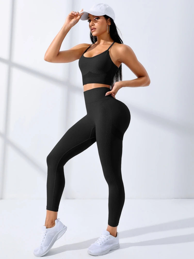 Seamless 2-Piece Yoga Set