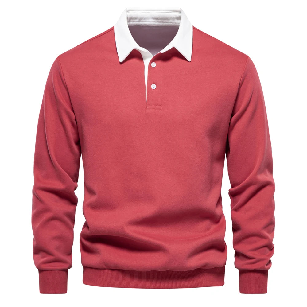 Men’s Polo Neck Sweatshirt