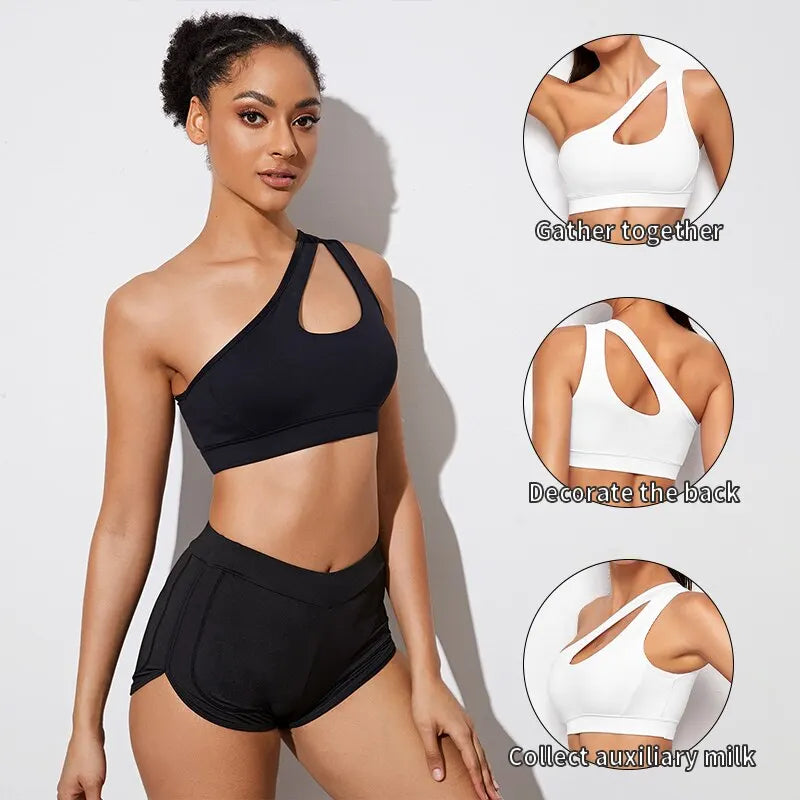 One-Shoulder Sports Bra