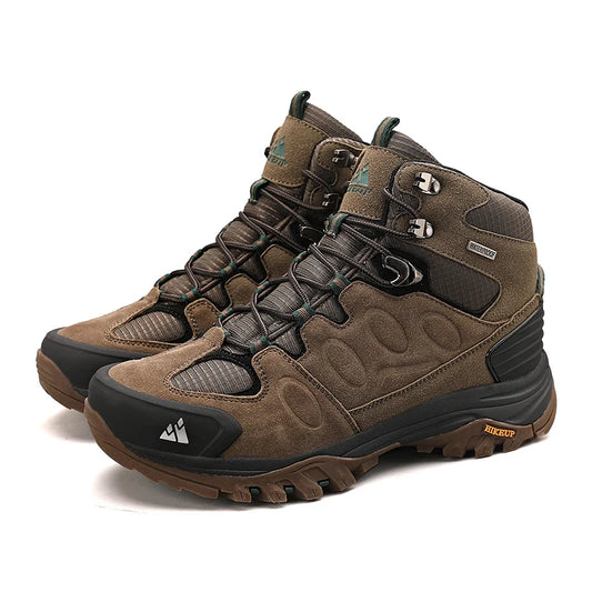 Men’s High-Top Hiking Boots – Non-Slip Winter Trekking Shoes