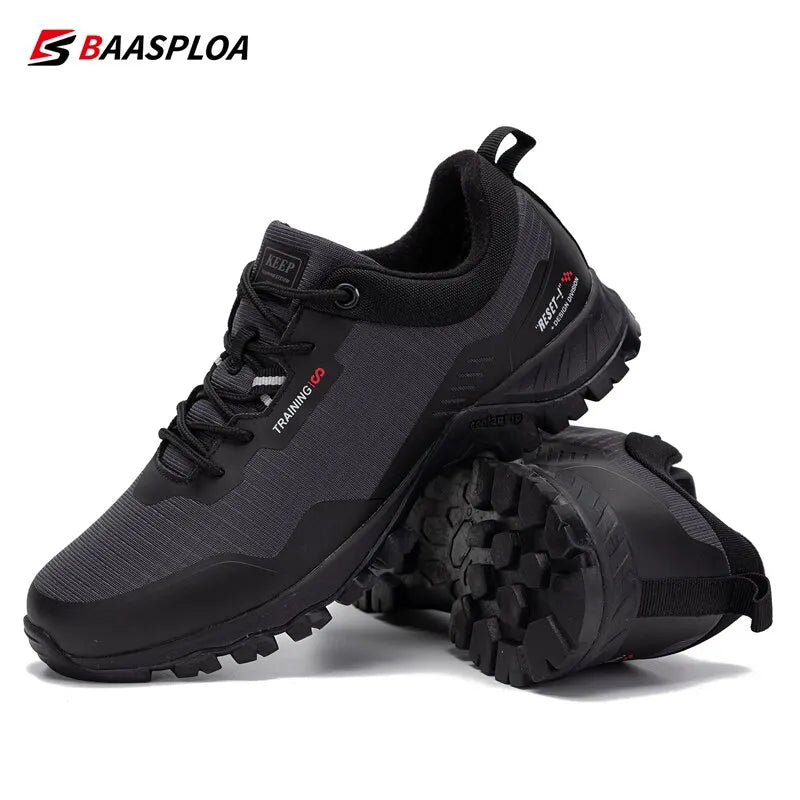 Men’s Waterproof Hiking Shoes – Anti-Skid Outdoor Sneakers