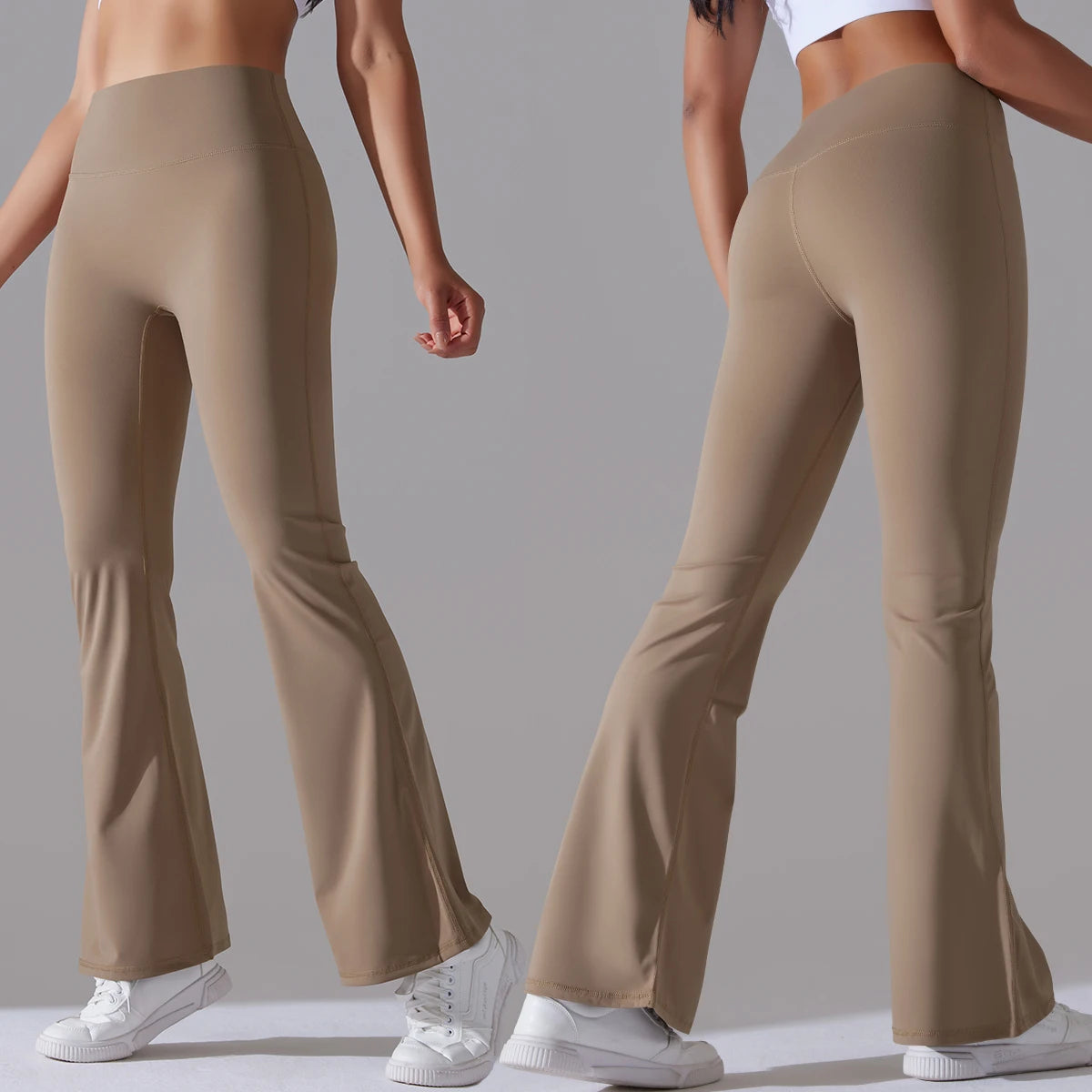 High-Waist Flare Leggings