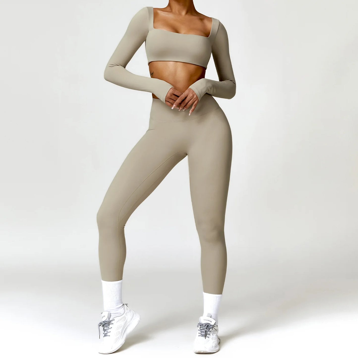 Women's Quick-Dry Long Sleeve & Leggings Set