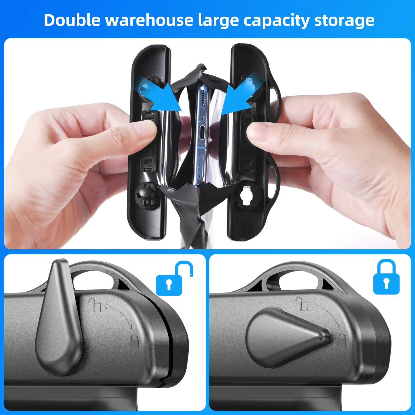 Waterproof Phone Pouch - Touchscreen Double Dry Bag