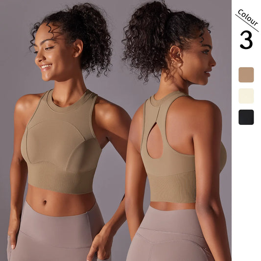 Second-Skin Sports Bra Tank Top