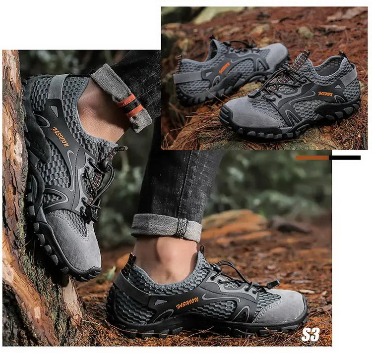 Men’s Outdoor Hiking Shoes – Anti-Slip Trekking Sneakers