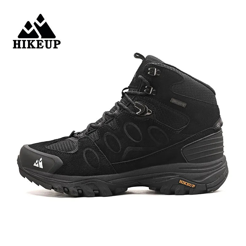 Men’s High-Top Hiking Boots – Non-Slip Winter Trekking Shoes