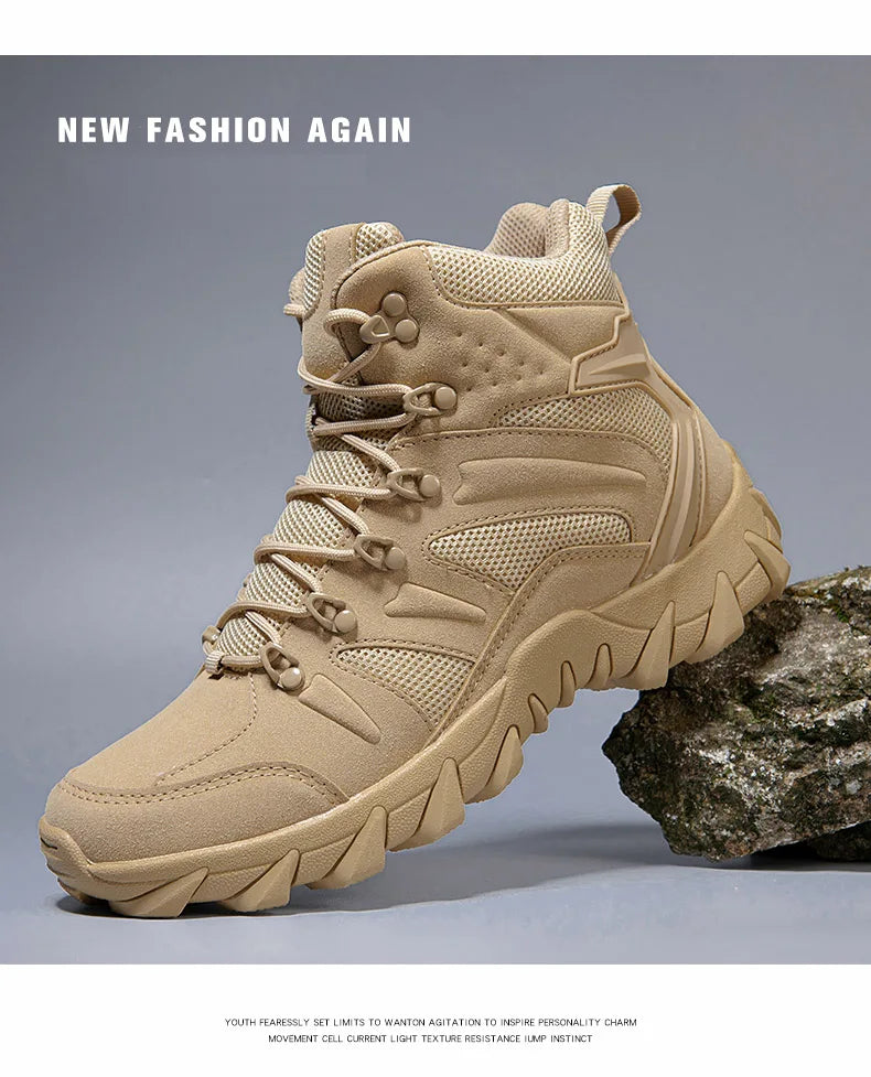 Men’s Tactical Combat Boots – Durable Hiking & Hunting Shoes