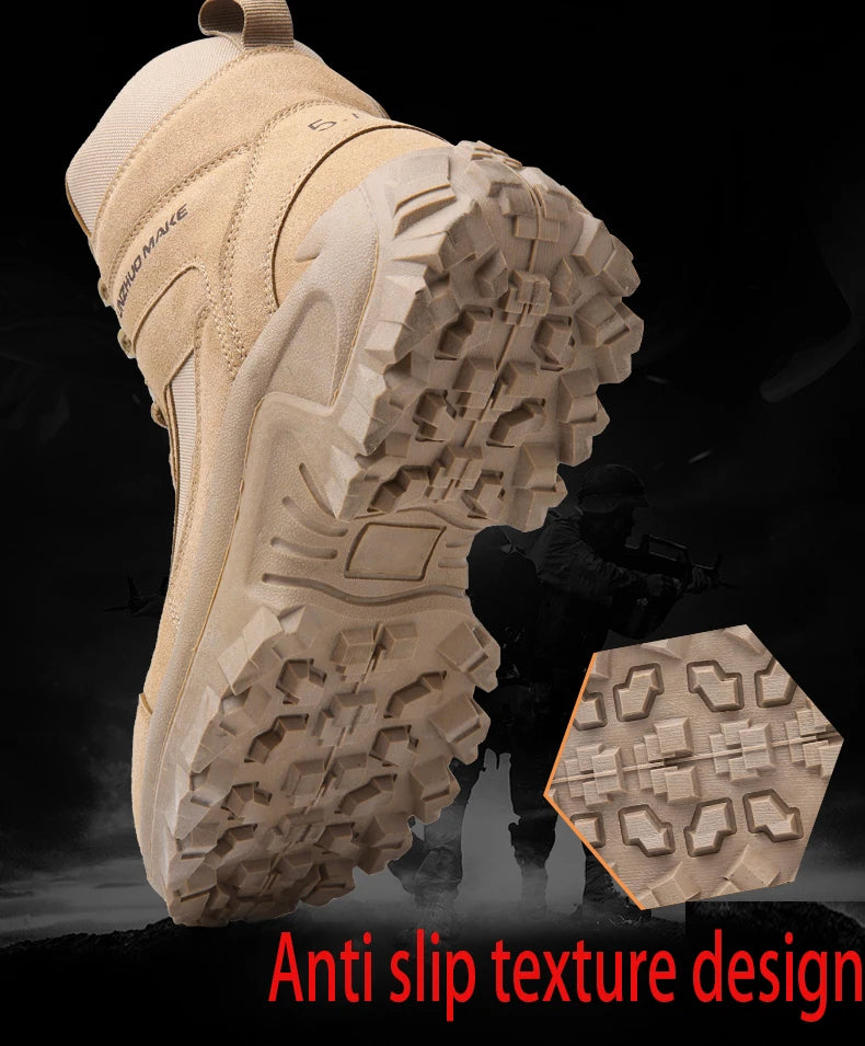 Men’s Tactical Hiking Boots – Military-Grade Anti-Slip Outdoor Boots