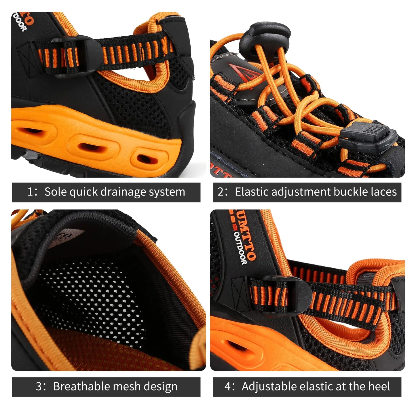 Men’s Quick-Dry Wading Shoes – Breathable Hiking Sneakers