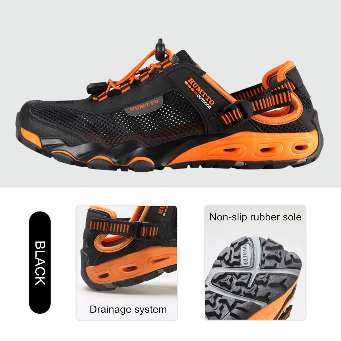 Men’s Quick-Dry Wading Shoes – Breathable Hiking Sneakers