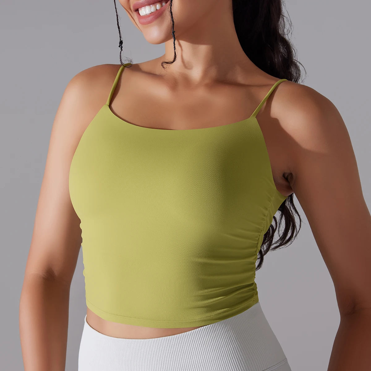 Women's Seamless Cropped Support Bra