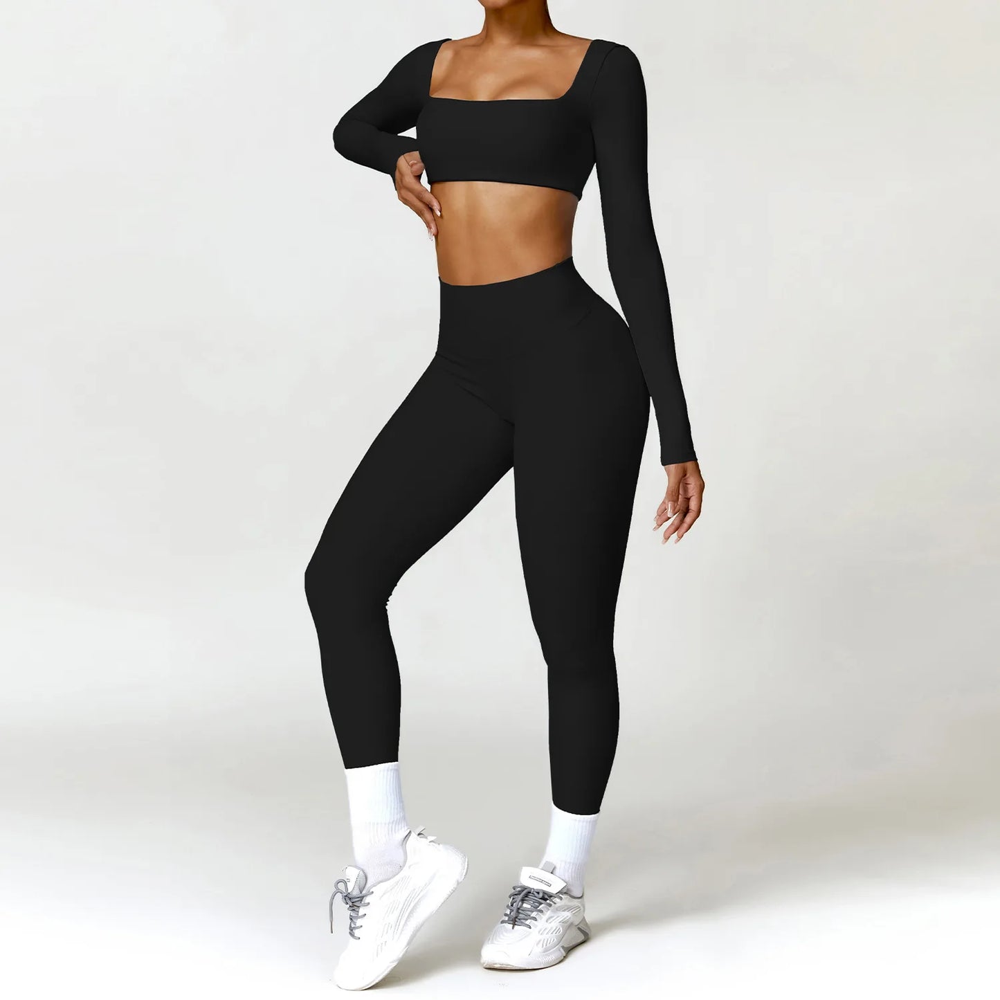 Women's Quick-Dry Long Sleeve & Leggings Set