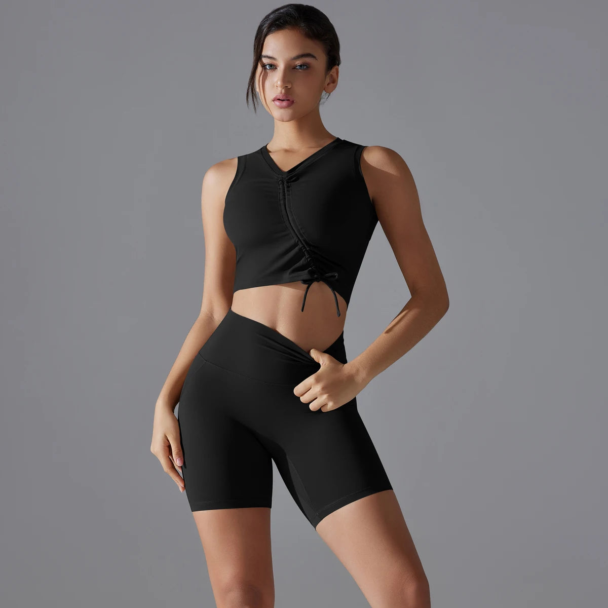 Elevate Wrap Top & Shorts Set