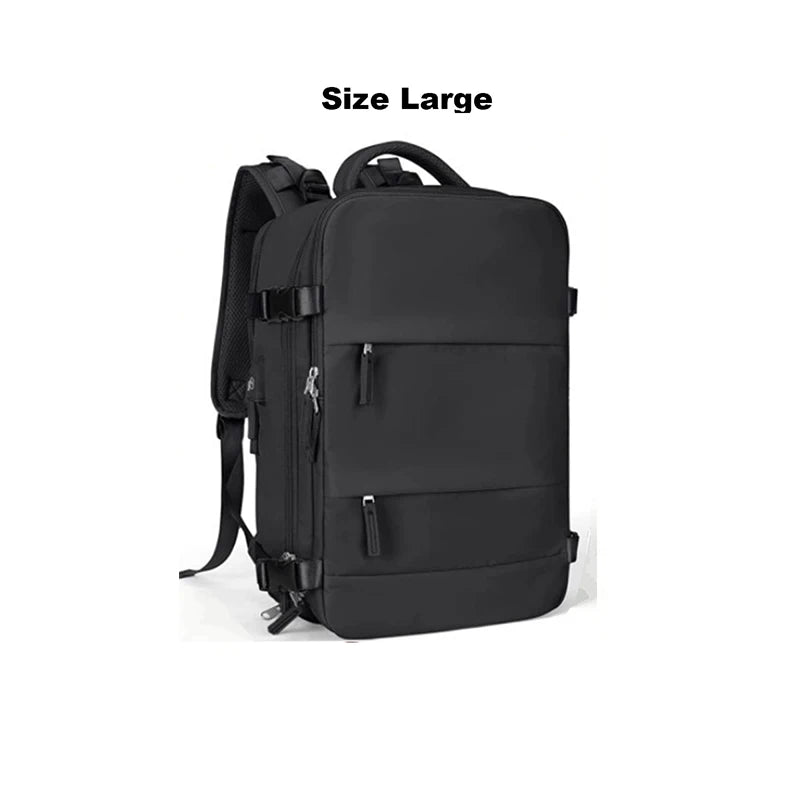 Flight-Approved Waterproof Backpack with Shoe Compartment