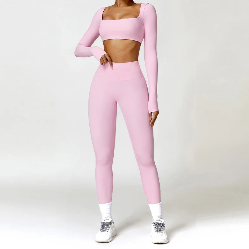 Women's Quick-Dry Long Sleeve & Leggings Set